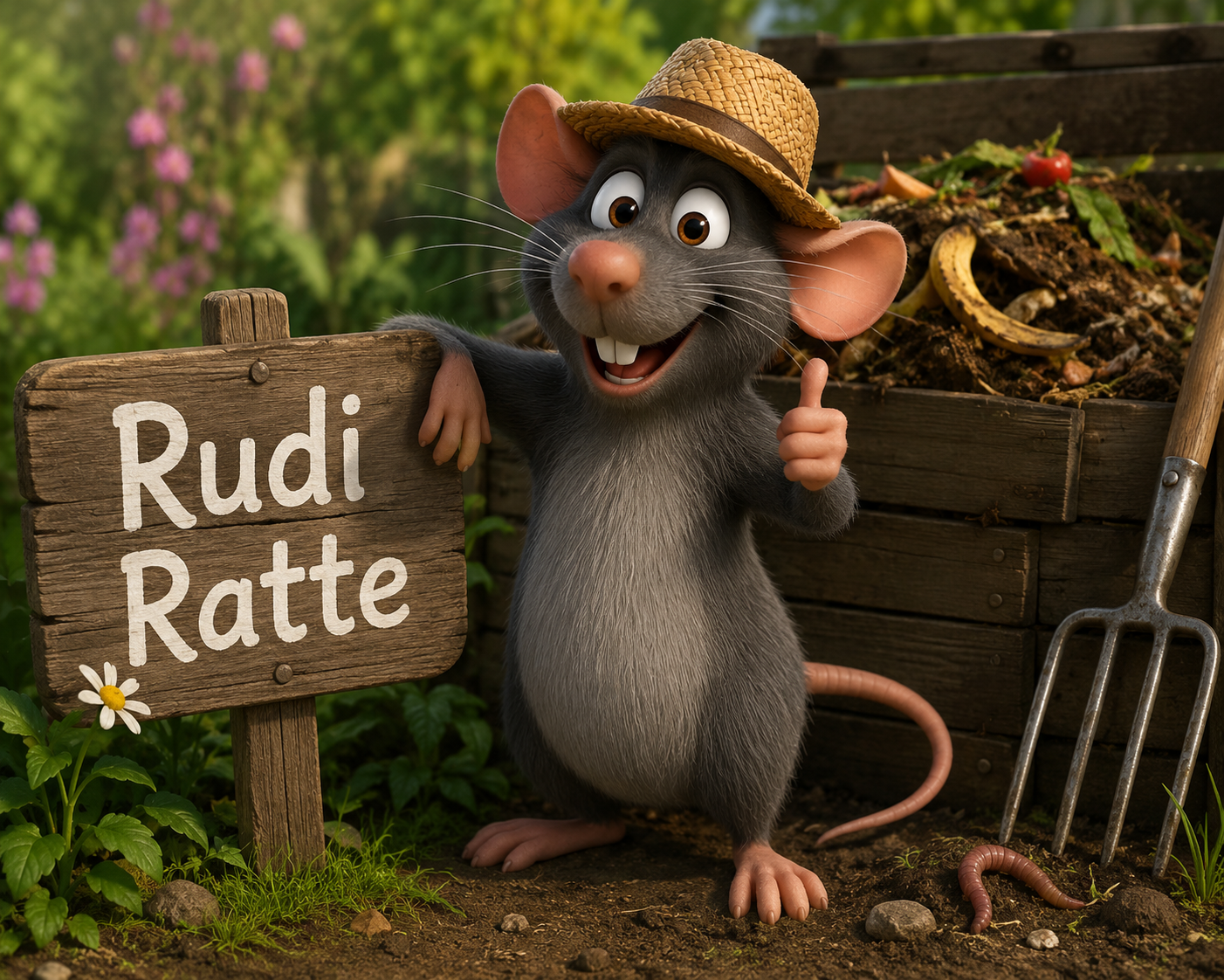 Rudi Ratte zieht um – oder: Wie man mich charmant wieder los wird